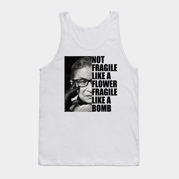 Ruth Bader Ginsburg Tank Top by hananeshopping